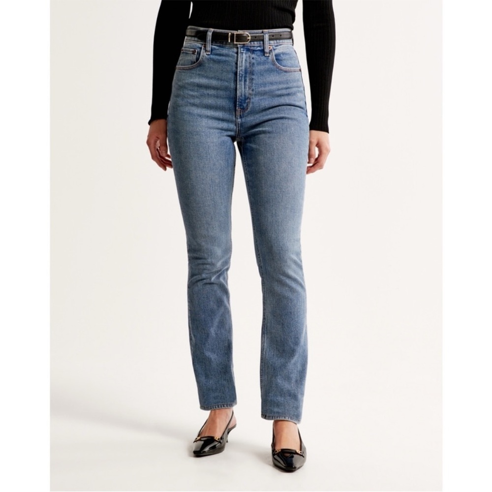 Abercrombie & Fitch 90s Slim Straight Ultra High-Rise jeans